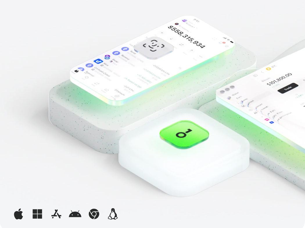 OneKey App 管理 Bitcoin 钱包界面预览